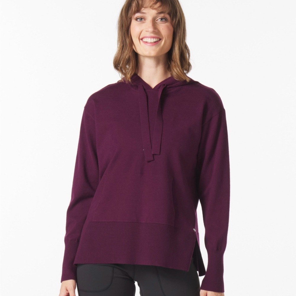 Glyder Elite Hoodie- mulberry color